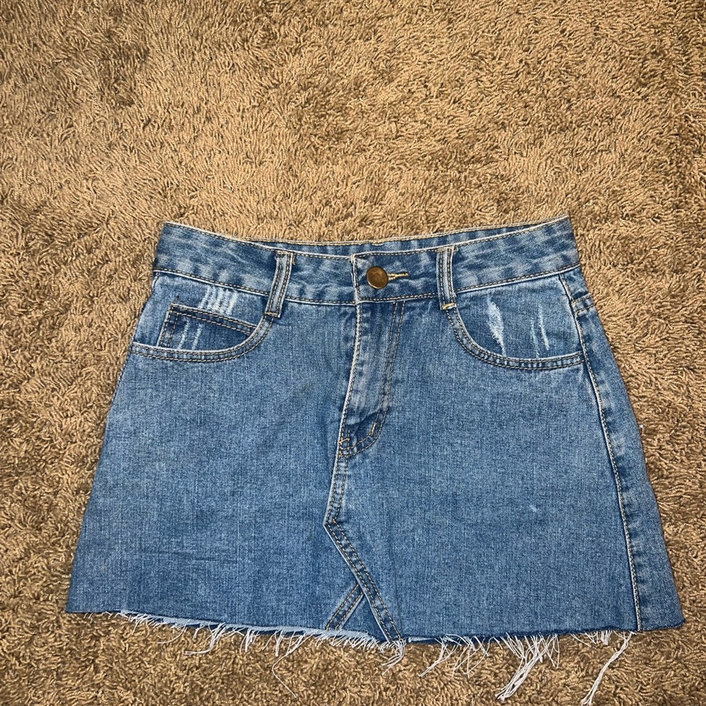Denim Blue Skirt